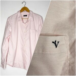 Vineyard Vines Boyfriend Button Up Pink Shirt Size 16
